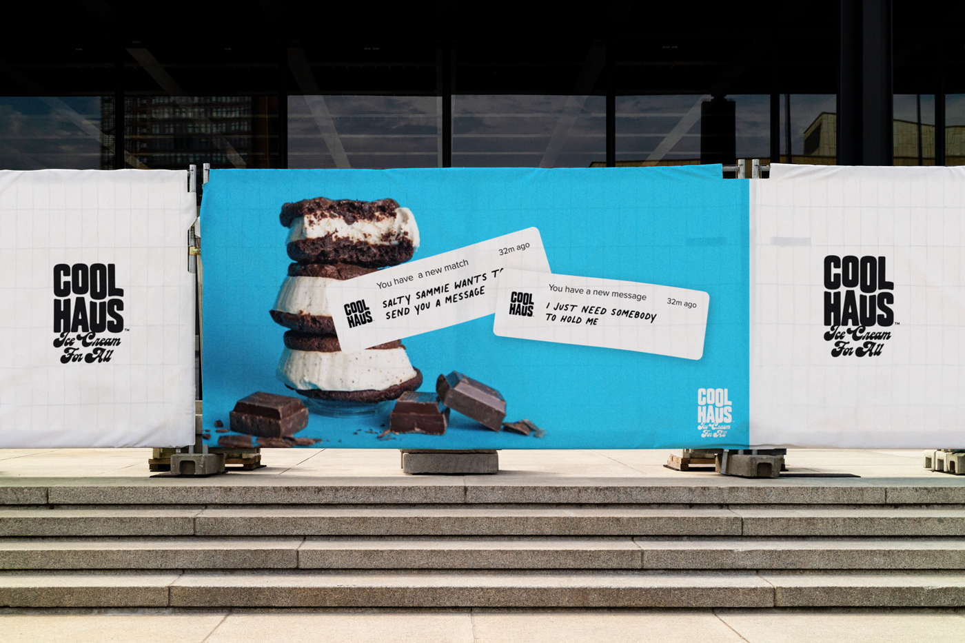 Coolhaus Ice cream billboard
