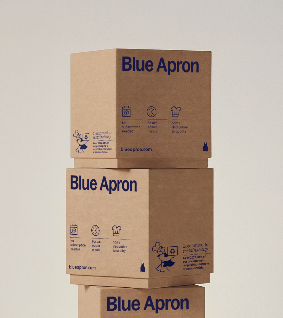 Blue Apron delivery Box
