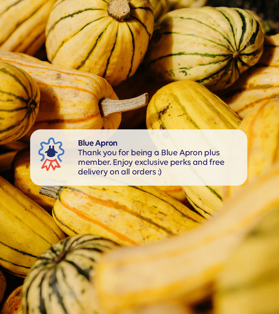 Blue Apron Phone Notification screen