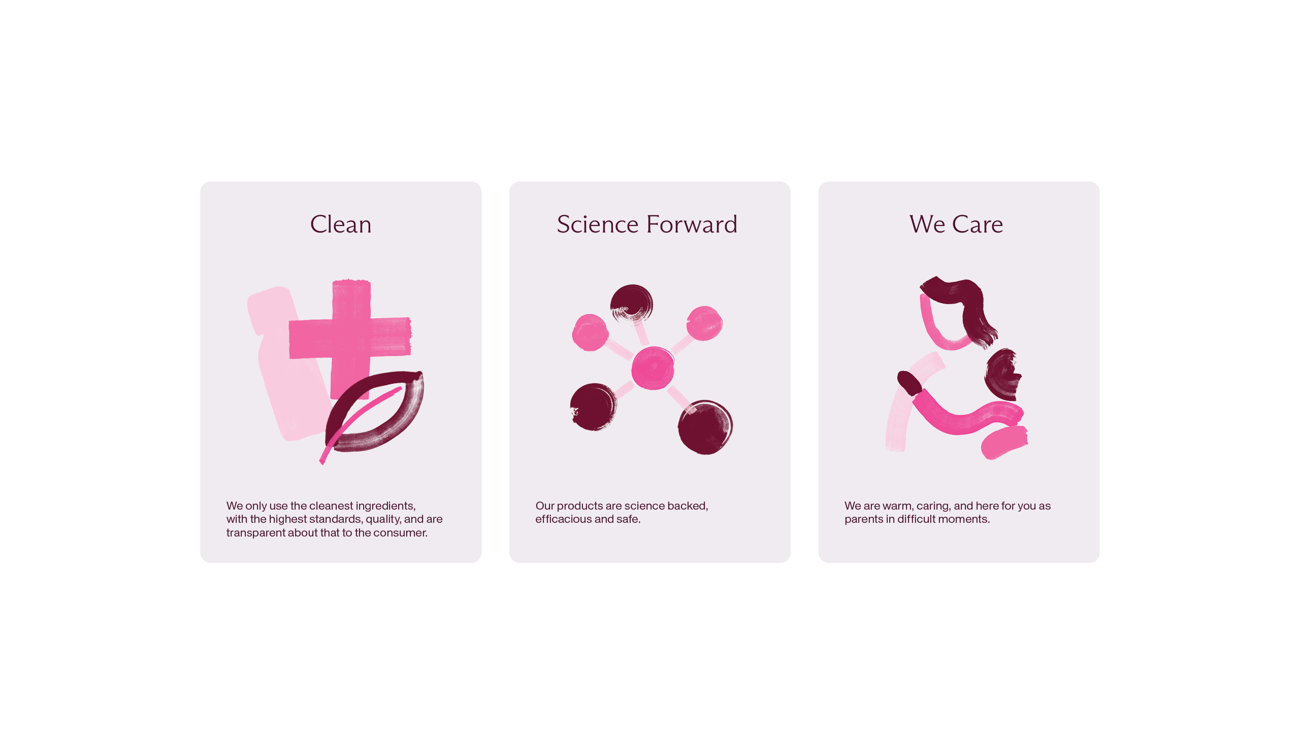 Clean Health brand pillars