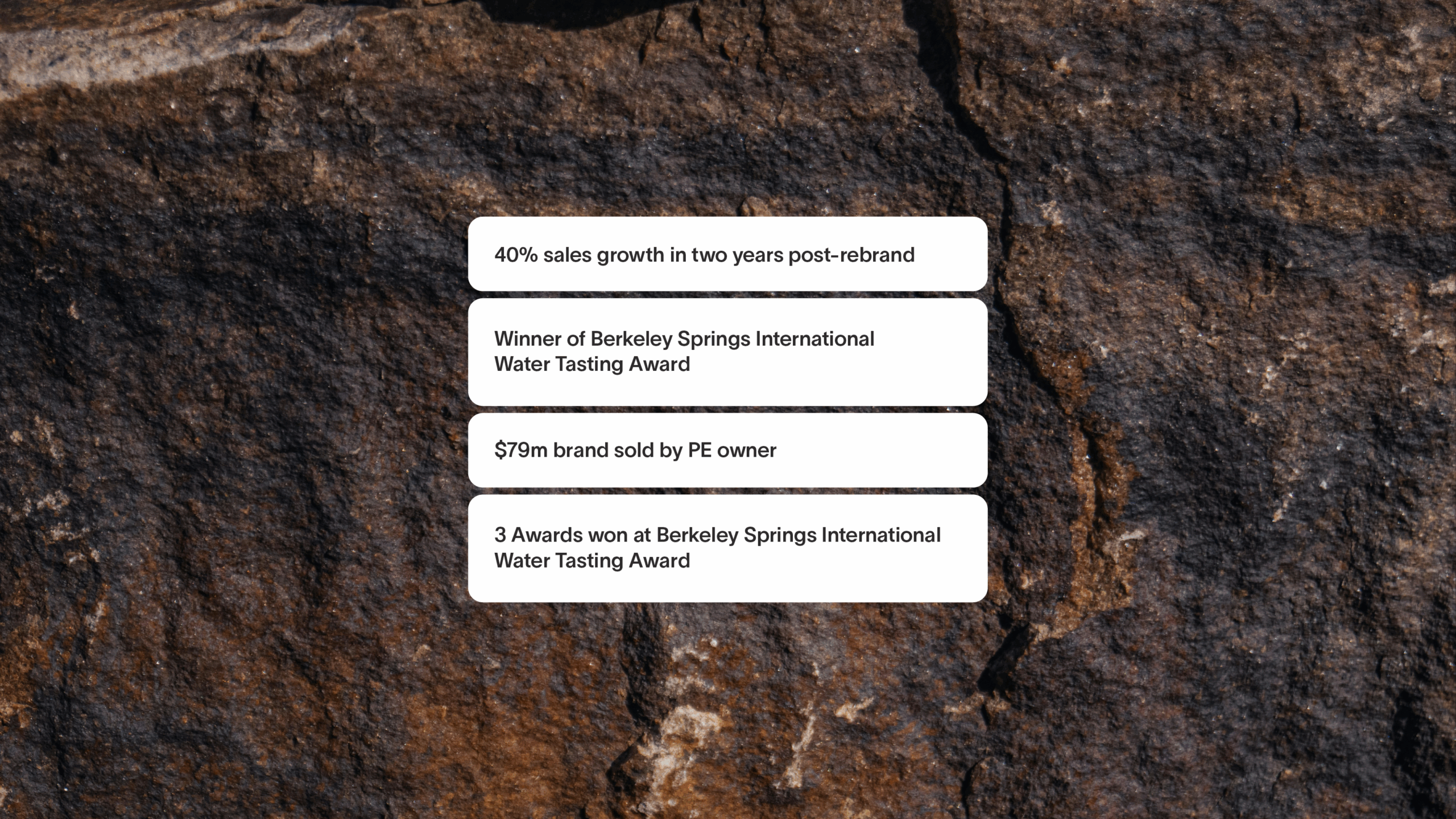 Image showing the improved statistics of the mountain valley brand