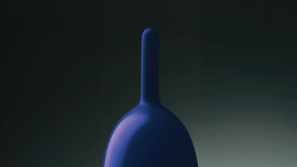 Balloon on dark background