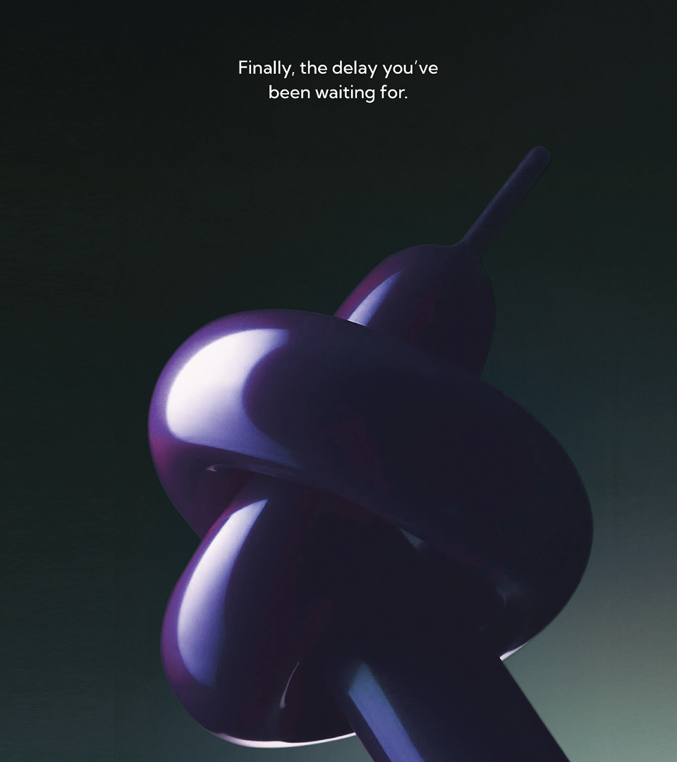 Balloon Campaign for sexual wellness device. Social images