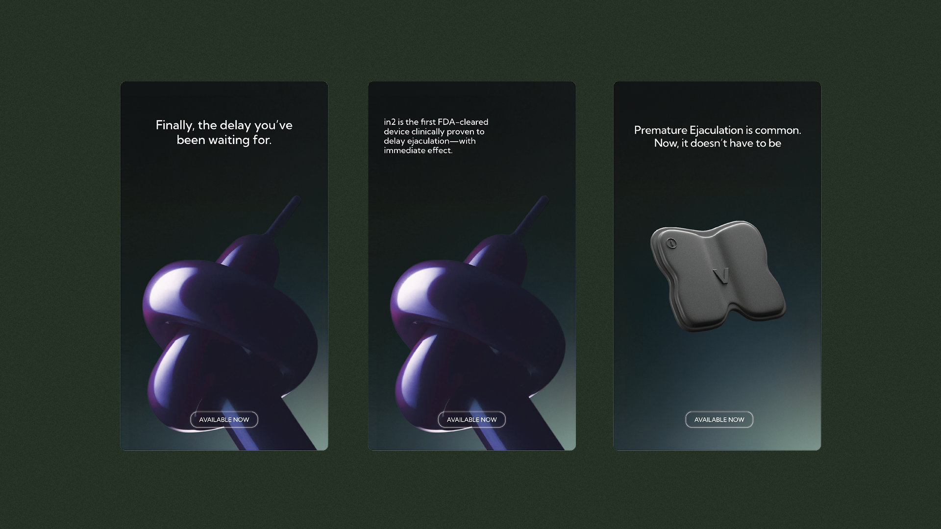 Balloon Campaign for sexual wellness device. Social images