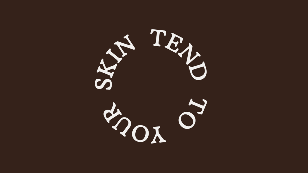 New skincare brand logo