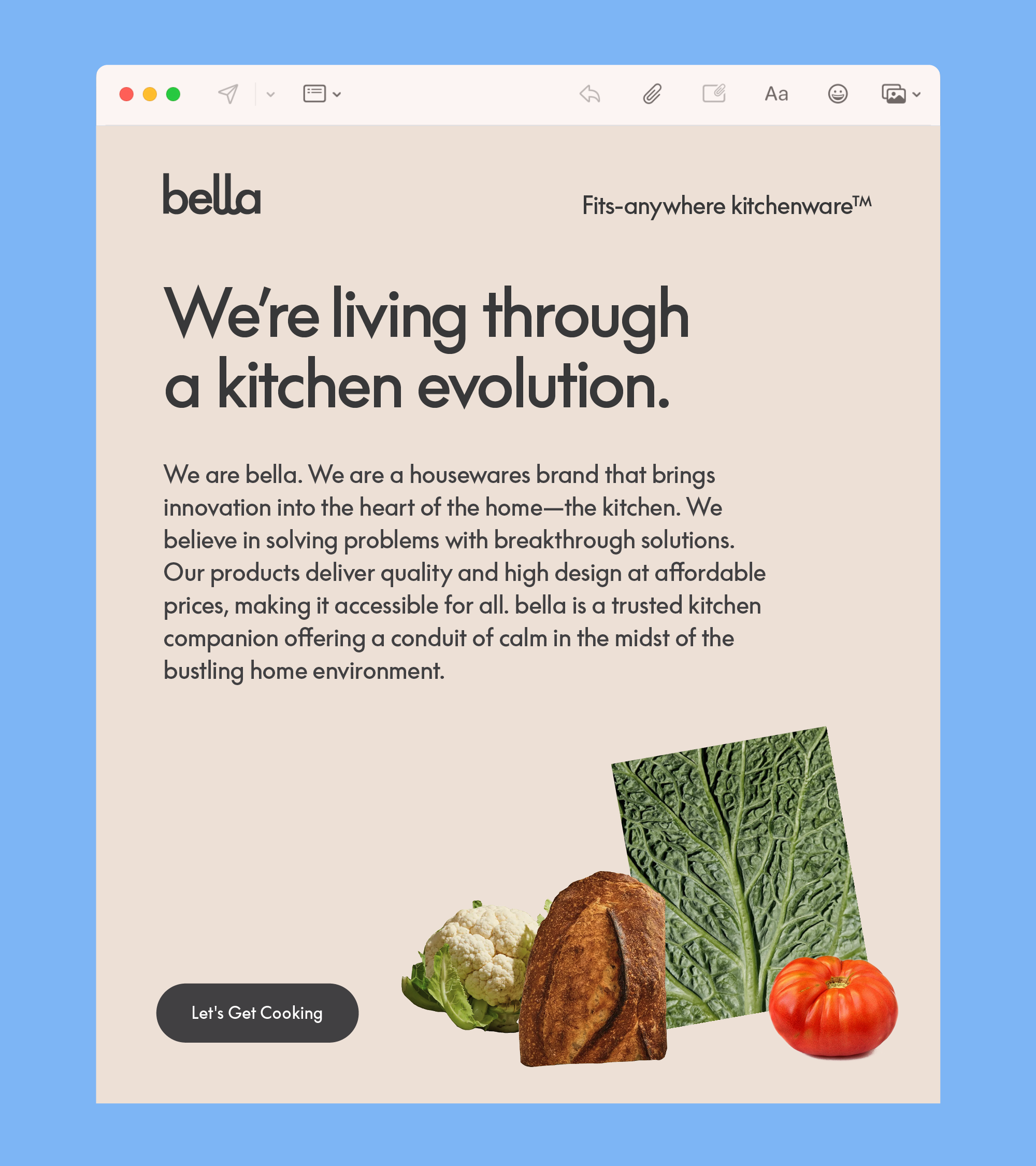 bella email campaign examples
