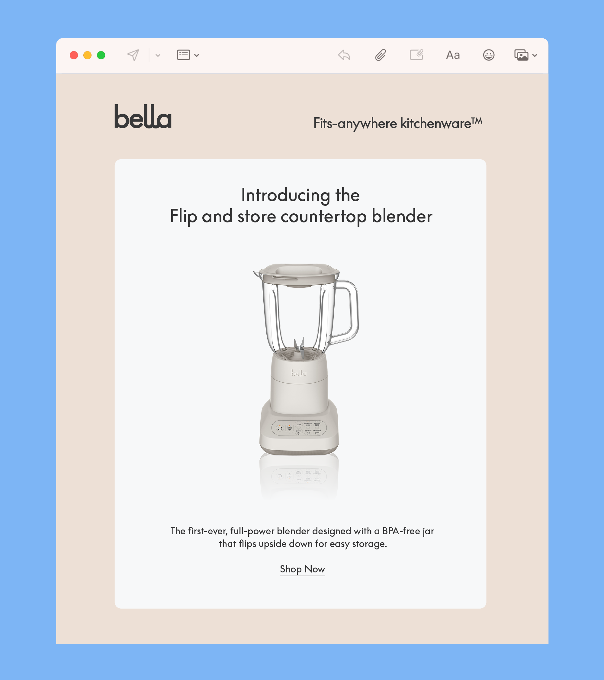 bella email campaign examples
