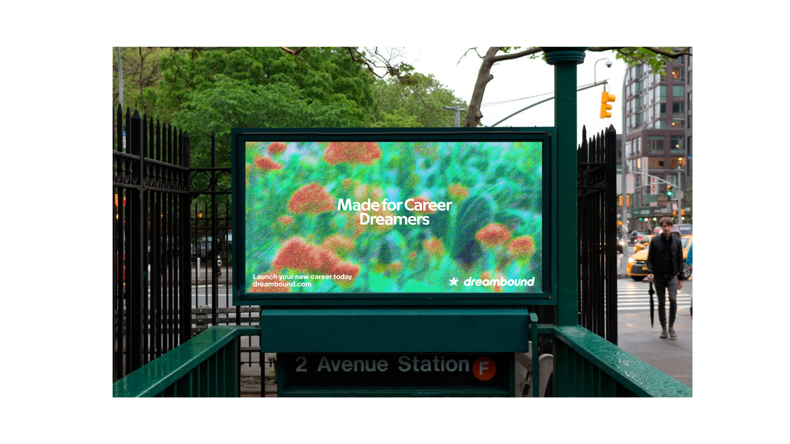 Dreamobound subway billboard