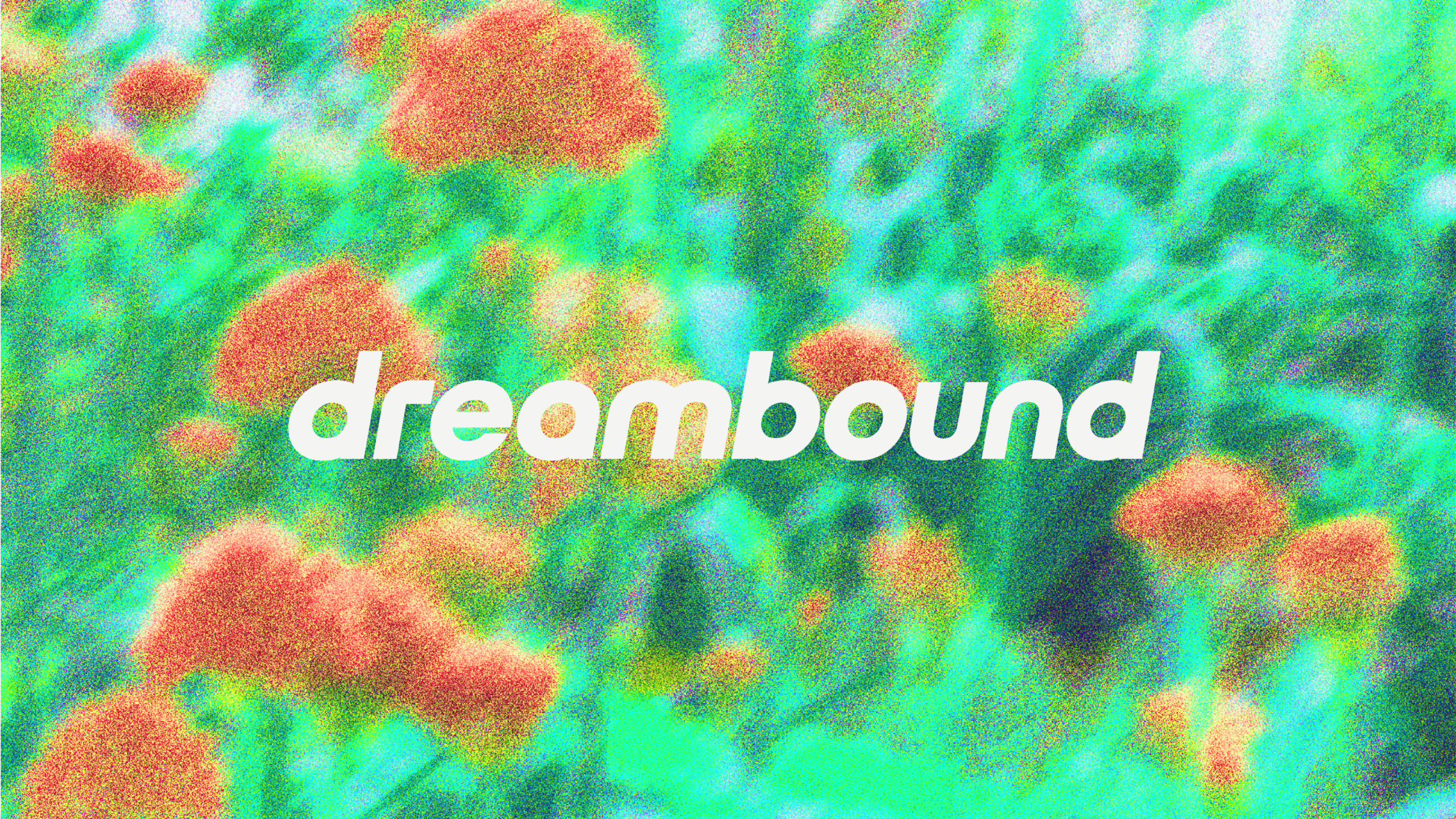 Dreambound logo on surreal background
