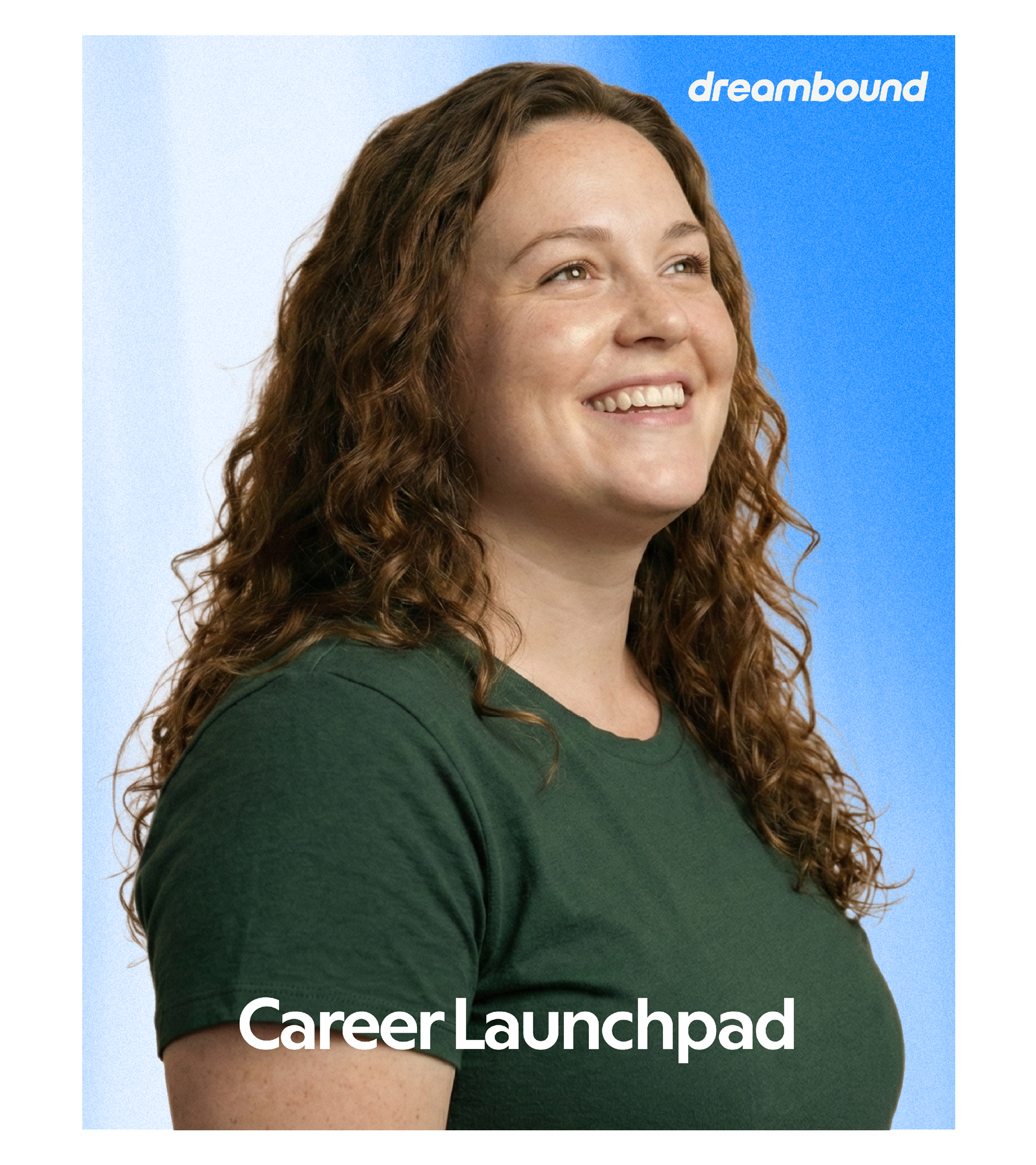 Woman Looking out optimistically