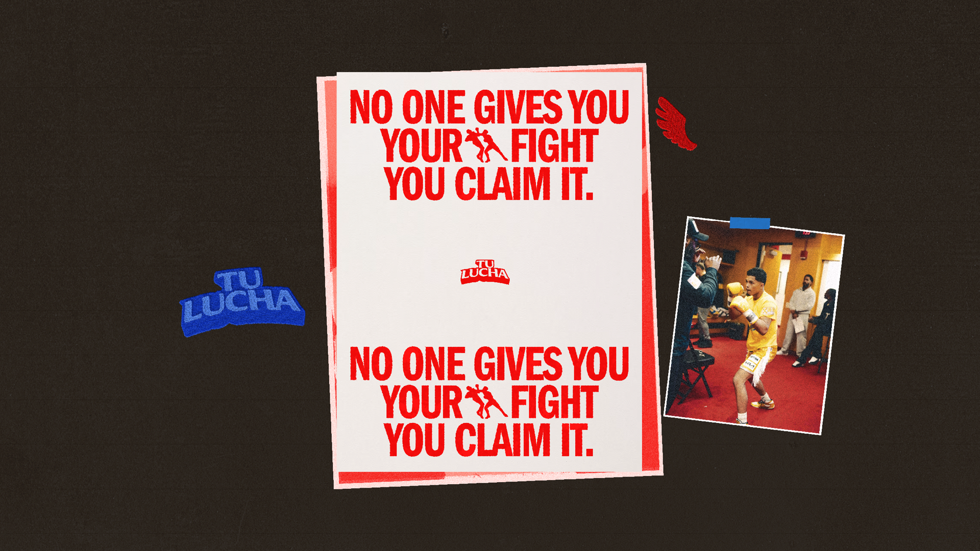 Tu Lucha typographic posters