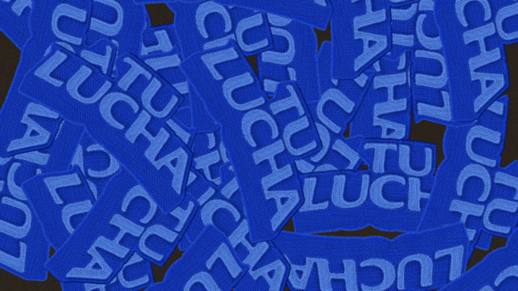 Tu Lucha stitched logo patch